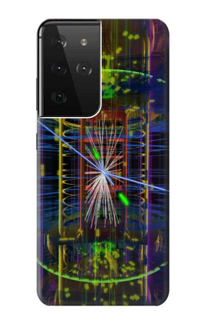 S3545 Quantum Particle Collision Hülle Schutzhülle Taschen für Samsung Galaxy S21 Ultra 5G