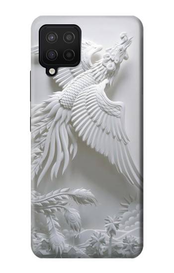S0516 Phoenix Carving Hülle Schutzhülle Taschen für Samsung Galaxy A12
