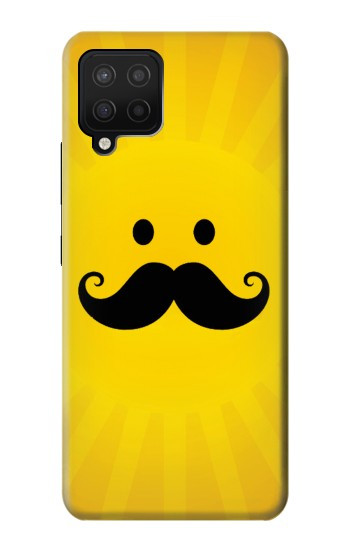 S1145 Yellow Mustache Sun Hülle Schutzhülle Taschen für Samsung Galaxy A12