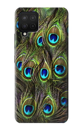S1965 Peacock Feather Hülle Schutzhülle Taschen für Samsung Galaxy A12