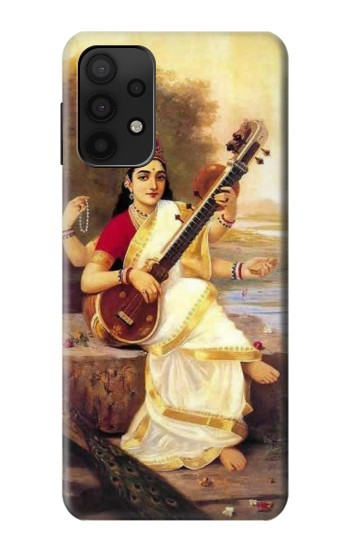 S1420 Saraswati Hindu Goddess Hülle Schutzhülle Taschen für Samsung Galaxy A32 5G