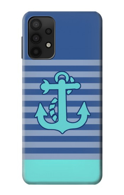 S2081 Nautical Anchor Hülle Schutzhülle Taschen für Samsung Galaxy A32 5G