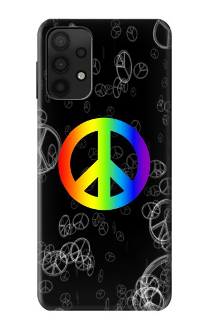 S2356 Peace Sign Hülle Schutzhülle Taschen für Samsung Galaxy A32 5G
