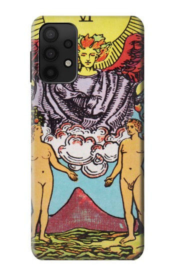 S2763 Lovers Tarot Card Hülle Schutzhülle Taschen für Samsung Galaxy A32 5G