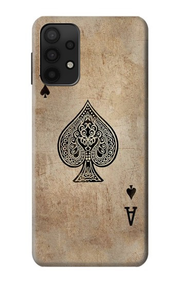 S2928 Vintage Spades Ace Card Hülle Schutzhülle Taschen für Samsung Galaxy A32 5G