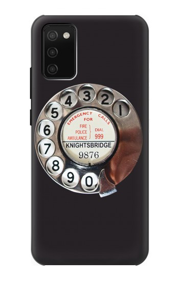S0059 Retro Rotary Phone Dial On Hülle Schutzhülle Taschen für Samsung Galaxy A02s, Galaxy M02s