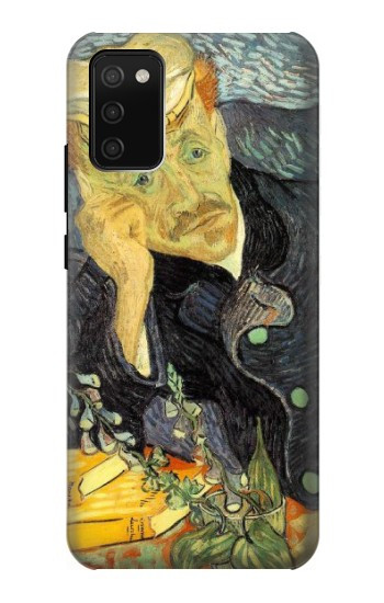 S0212 Van Gogh Portrait of Dr. Gachet Hülle Schutzhülle Taschen für Samsung Galaxy A02s, Galaxy M02s