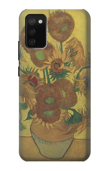 S0214 Van Gogh Vase Fifteen Sunflowers Hülle Schutzhülle Taschen für Samsung Galaxy A02s, Galaxy M02s
