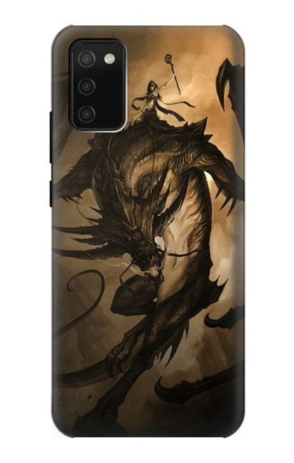 S0388 Dragon Rider Hülle Schutzhülle Taschen für Samsung Galaxy A02s, Galaxy M02s