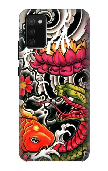 S0605 Yakuza Tattoo Hülle Schutzhülle Taschen für Samsung Galaxy A02s, Galaxy M02s
