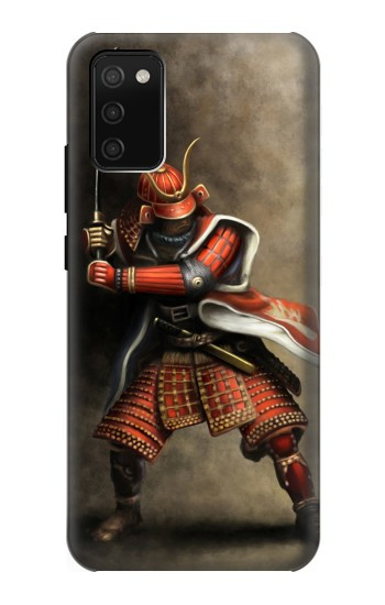 S0796 Japan Red Samurai Hülle Schutzhülle Taschen für Samsung Galaxy A02s, Galaxy M02s