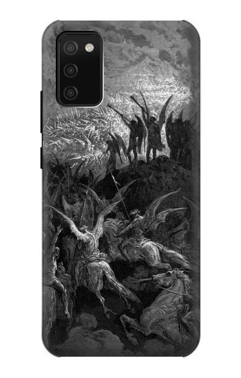 S1026 Gustave Dore Paradise Lost Hülle Schutzhülle Taschen für Samsung Galaxy A02s, Galaxy M02s
