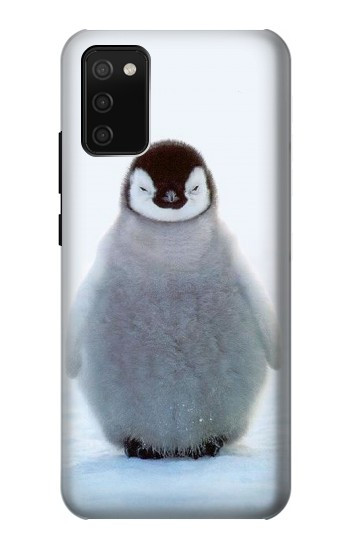 S1075 Penguin Ice Hülle Schutzhülle Taschen für Samsung Galaxy A02s, Galaxy M02s