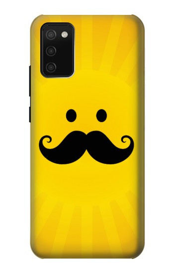 S1145 Yellow Mustache Sun Hülle Schutzhülle Taschen für Samsung Galaxy A02s, Galaxy M02s
