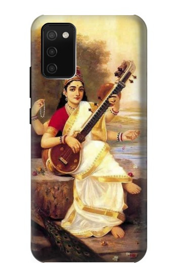 S1420 Saraswati Hindu Goddess Hülle Schutzhülle Taschen für Samsung Galaxy A02s, Galaxy M02s