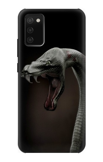 S1597 Black Mamba Snake Hülle Schutzhülle Taschen für Samsung Galaxy A02s, Galaxy M02s