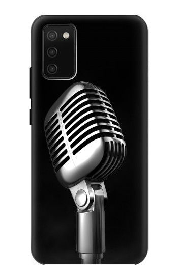 S1672 Retro Microphone Jazz Music Hülle Schutzhülle Taschen für Samsung Galaxy A02s, Galaxy M02s