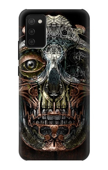 S1685 Steampunk Skull Head Hülle Schutzhülle Taschen für Samsung Galaxy A02s, Galaxy M02s