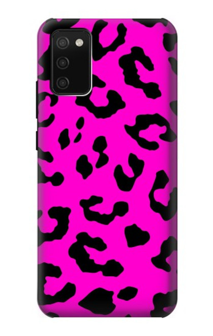 S1850 Pink Leopard Pattern Hülle Schutzhülle Taschen für Samsung Galaxy A02s, Galaxy M02s