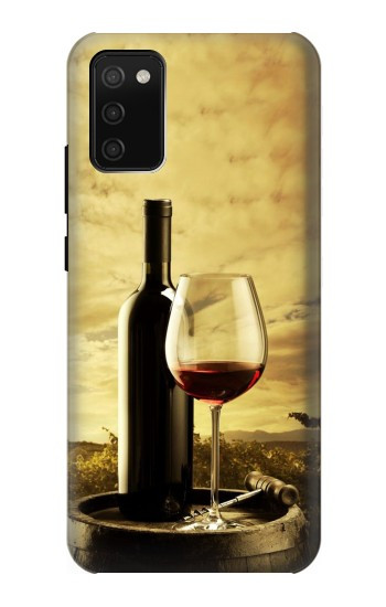 S2042 A Grape Vineyard Grapes Bottle Red Wine Hülle Schutzhülle Taschen für Samsung Galaxy A02s, Galaxy M02s