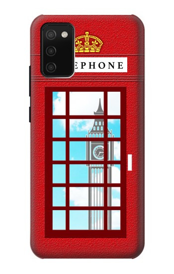S2059 England British Telephone Box Minimalist Hülle Schutzhülle Taschen für Samsung Galaxy A02s, Galaxy M02s