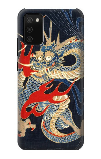 S2073 Japan Dragon Art Hülle Schutzhülle Taschen für Samsung Galaxy A02s, Galaxy M02s