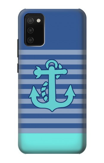 S2081 Nautical Anchor Hülle Schutzhülle Taschen für Samsung Galaxy A02s, Galaxy M02s
