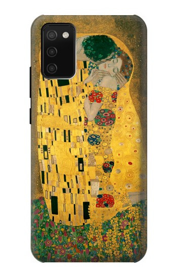 S2137 Gustav Klimt The Kiss Hülle Schutzhülle Taschen für Samsung Galaxy A02s, Galaxy M02s