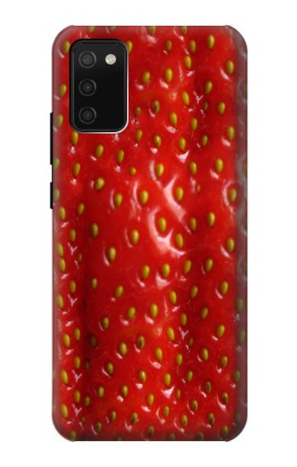 S2225 Strawberry Hülle Schutzhülle Taschen für Samsung Galaxy A02s, Galaxy M02s