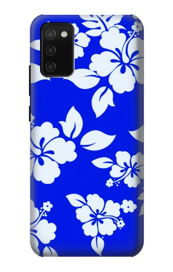 S2244 Hawaiian Hibiscus Blue Pattern Hülle Schutzhülle Taschen für Samsung Galaxy A02s, Galaxy M02s