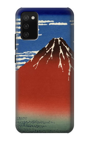 S2390 Katsushika Hokusai Red Fuji Hülle Schutzhülle Taschen für Samsung Galaxy A02s, Galaxy M02s