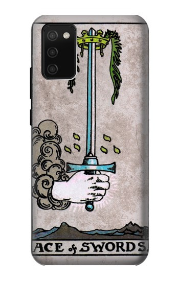 S2482 Tarot Card Ace of Swords Hülle Schutzhülle Taschen für Samsung Galaxy A02s, Galaxy M02s