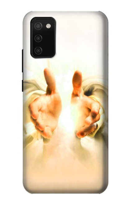 S2546 Hand of God Heaven Hülle Schutzhülle Taschen für Samsung Galaxy A02s, Galaxy M02s