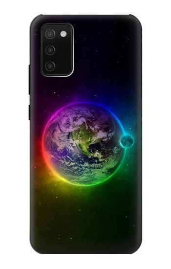 S2570 Colorful Planet Hülle Schutzhülle Taschen für Samsung Galaxy A02s, Galaxy M02s