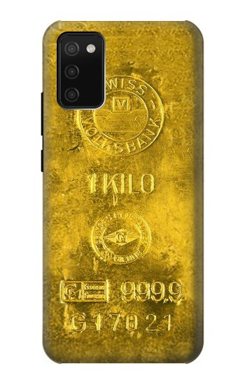 S2618 One Kilo Gold Bar Hülle Schutzhülle Taschen für Samsung Galaxy A02s, Galaxy M02s