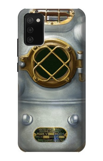 S2646 Vintage Deep Sea Diver Helmet Hülle Schutzhülle Taschen für Samsung Galaxy A02s, Galaxy M02s