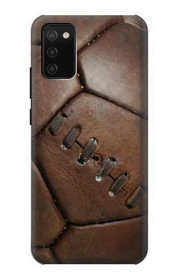 S2661 Leather Soccer Football Graphic Hülle Schutzhülle Taschen für Samsung Galaxy A02s, Galaxy M02s