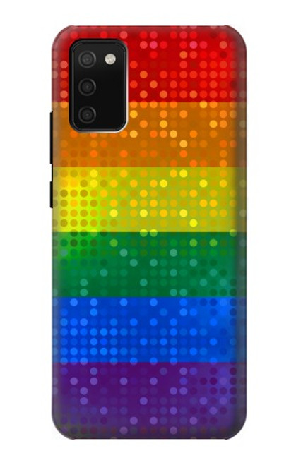 S2683 Rainbow LGBT Pride Flag Hülle Schutzhülle Taschen für Samsung Galaxy A02s, Galaxy M02s