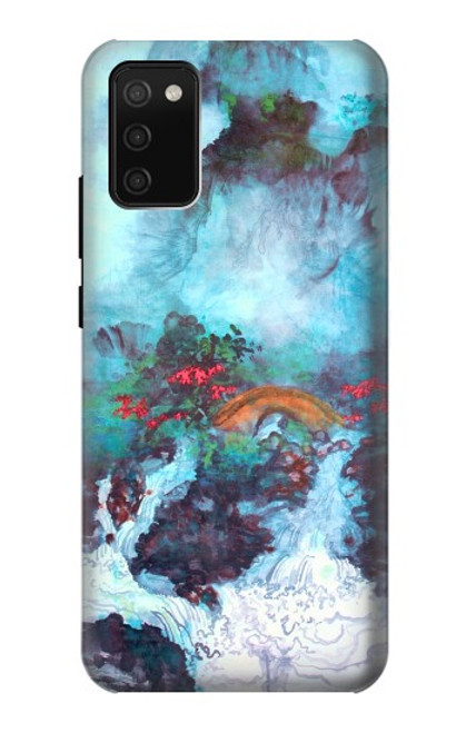 S2724 White Dragon Pool Lui Haisu Hülle Schutzhülle Taschen für Samsung Galaxy A02s, Galaxy M02s