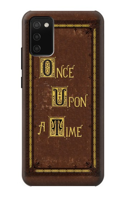 S2824 Once Upon a Time Book Cover Hülle Schutzhülle Taschen für Samsung Galaxy A02s, Galaxy M02s