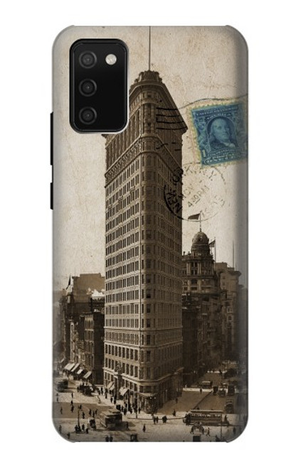 S2832 New York 1903 Flatiron Building Postcard Hülle Schutzhülle Taschen für Samsung Galaxy A02s, Galaxy M02s