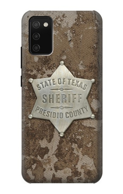 S2868 Texas Presidio County Sheriff Badge Hülle Schutzhülle Taschen für Samsung Galaxy A02s, Galaxy M02s