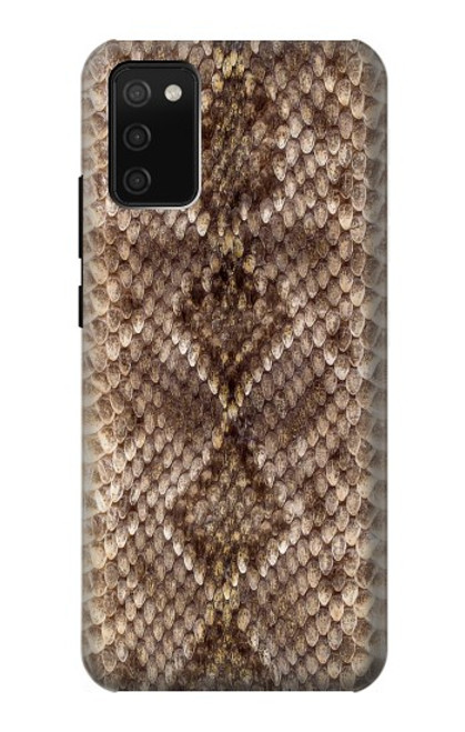 S2875 Rattle Snake Skin Graphic Printed Hülle Schutzhülle Taschen für Samsung Galaxy A02s, Galaxy M02s