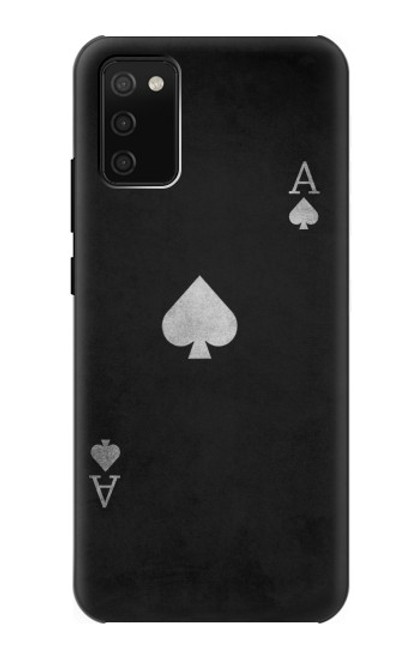S3152 Black Ace of Spade Hülle Schutzhülle Taschen für Samsung Galaxy A02s, Galaxy M02s