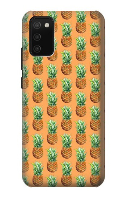 S3258 Pineapple Pattern Hülle Schutzhülle Taschen für Samsung Galaxy A02s, Galaxy M02s