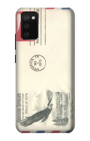 S3551 Vintage Airmail Envelope Art Hülle Schutzhülle Taschen für Samsung Galaxy A02s, Galaxy M02s