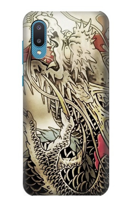 S0122 Yakuza Tattoo Hülle Schutzhülle Taschen für Samsung Galaxy A04, Galaxy A02, M02