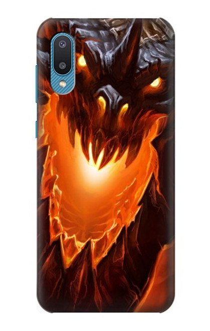 S0414 Fire Dragon Hülle Schutzhülle Taschen für Samsung Galaxy A04, Galaxy A02, M02