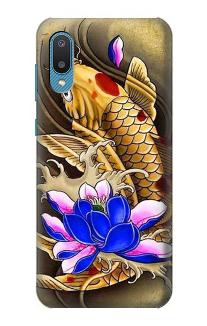 S1604 Carp Koi Fish Japanese Tattoo Hülle Schutzhülle Taschen für Samsung Galaxy A04, Galaxy A02, M02