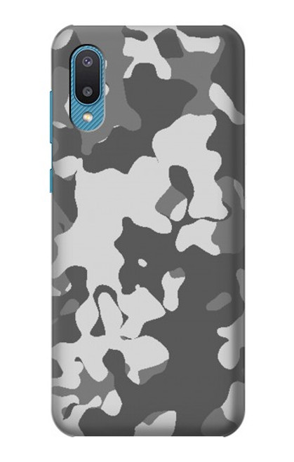 S2186 Gray Camo Camouflage Graphic Printed Hülle Schutzhülle Taschen für Samsung Galaxy A04, Galaxy A02, M02